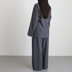 WOOL TROPICAL TAILORED JACKET #TOP GRAY [JKAGCW0700]