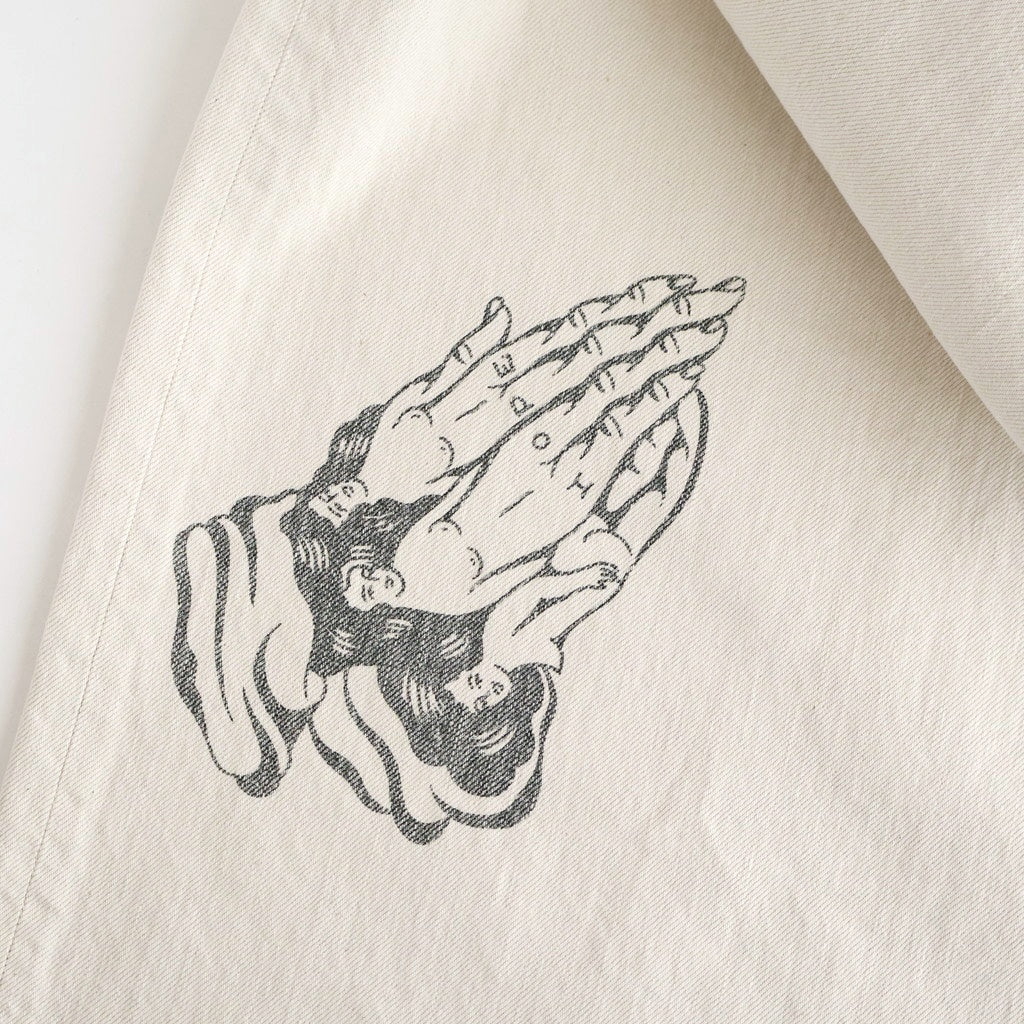 TATTOO FLASH PRINT MODERN DENIM WIDE CUT #ECRU [26440414]