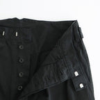 KATHARINE HAMNETT Organic Cotton Wide-leg Work Pants #BLACK [YK25FW01131P-KH]