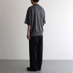 Linen S/S Shirt #Navy [2501-014]