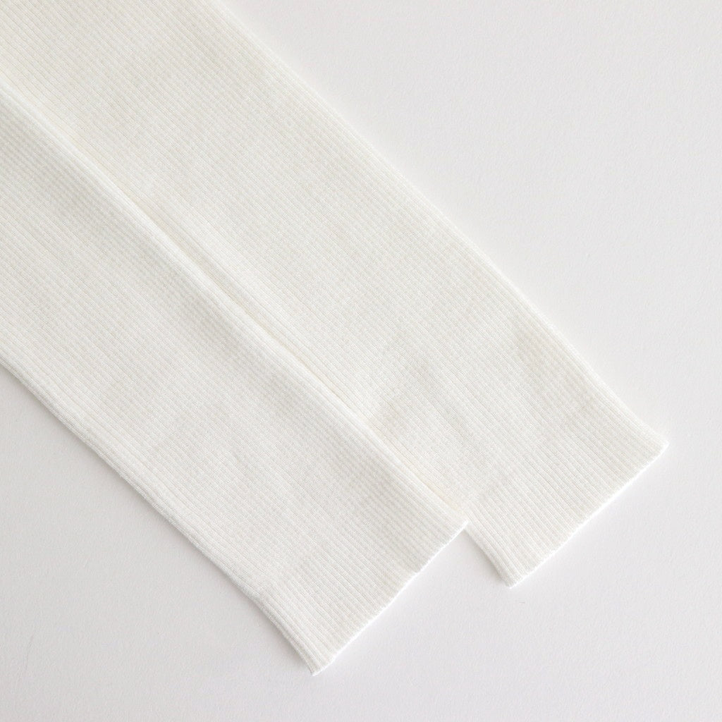 COTTON HIGH GAUGE RIB KNIT CROPPED CREW NECK CARDIGAN #WHITE [A00C04HR]