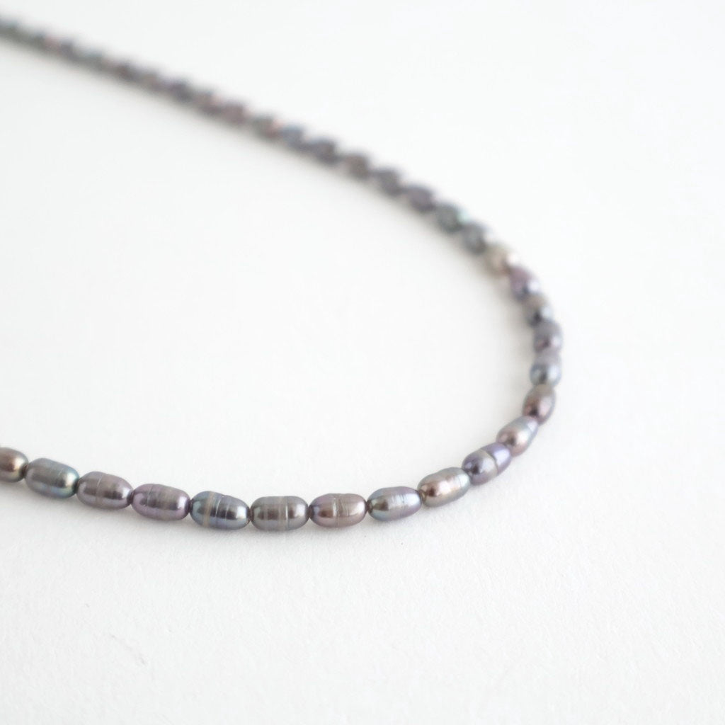 TWNKL PEARL NECKLESS #BLACK [SL020]