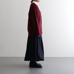 MOHAIR CARDIGAN #BURGUNDY [H2302-K012]