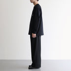 綿天竺 製品プリント長袖Tシャツ #BLACK [HP-T102-051]