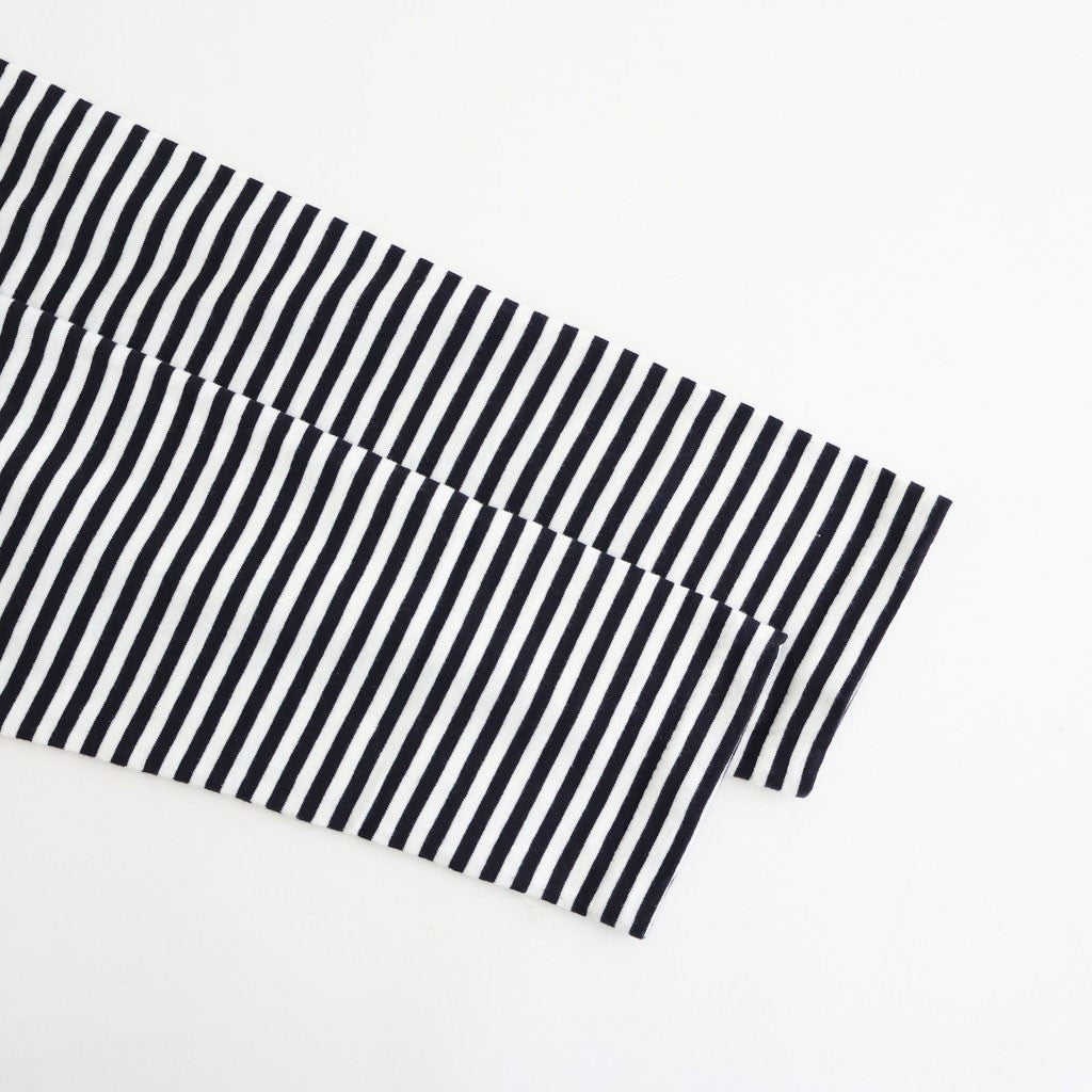 ムラ糸Tシャツ ロングスリーブ Slub Yarn Long-Sleeve T-Shirt #WHITE/NAVY [33061008]