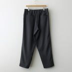 Scale Off Wool Wide Tapered Chef Pants #C.GRAY [GM241-40174B]