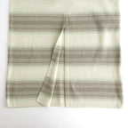 COTTON SILK GRADIENT STRIPE KNIT DRESS #LIME GRAY STRIPE [A26SD03GB]