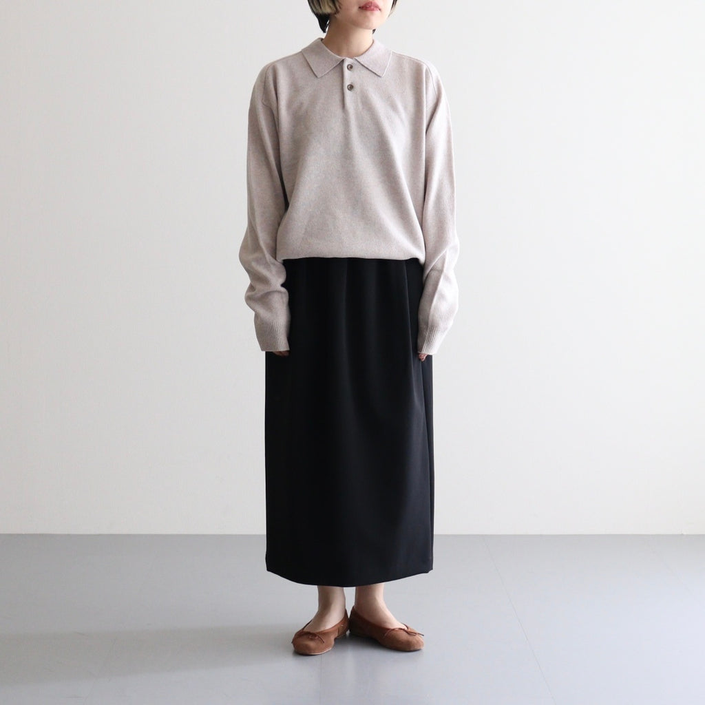 M-G Knit Polo #BEIGE [2503-008]