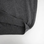 EXTRA FINE WOOL KNIT SKIPPER #GREY [ST.1636]