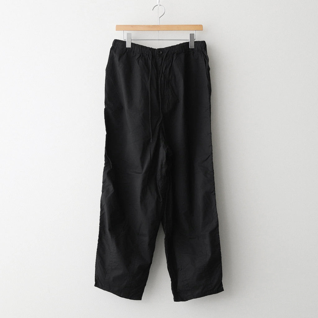 Garment Dyed Typewriter Parachute Pants #BLACK [GM243-40090]