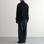 Wide Rib Highneck Sweater #BLACK [YK25FW01100S]