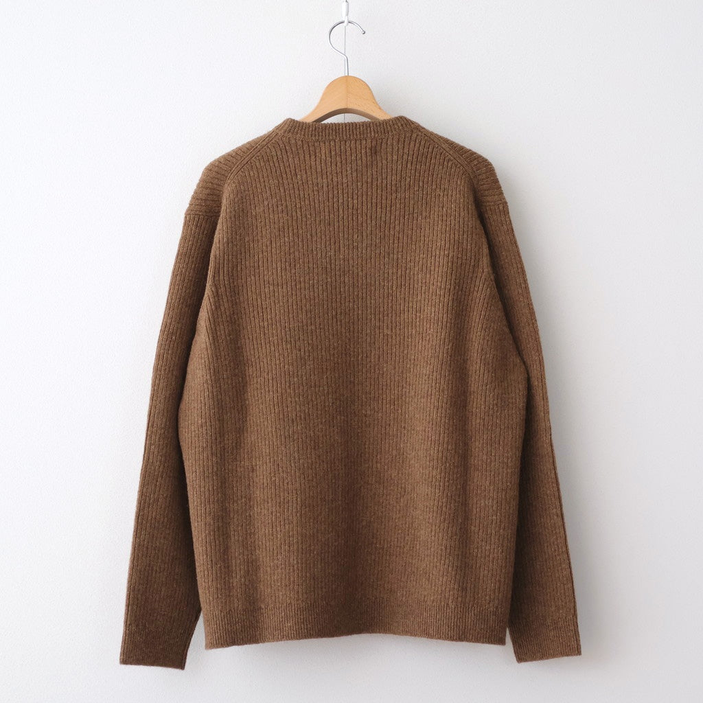 Natural Wool Knit #NATURAL BROWN [11052201]