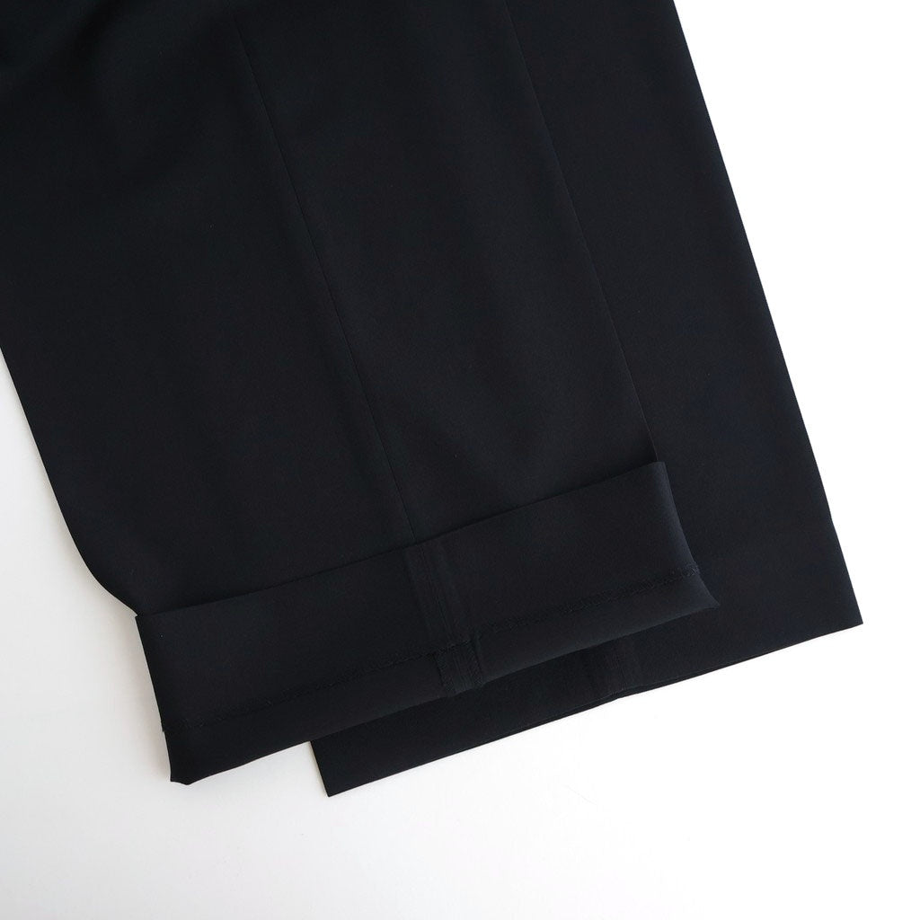 3pleated Wide-leg Trousers #BLACK [YK26SS01170P]
