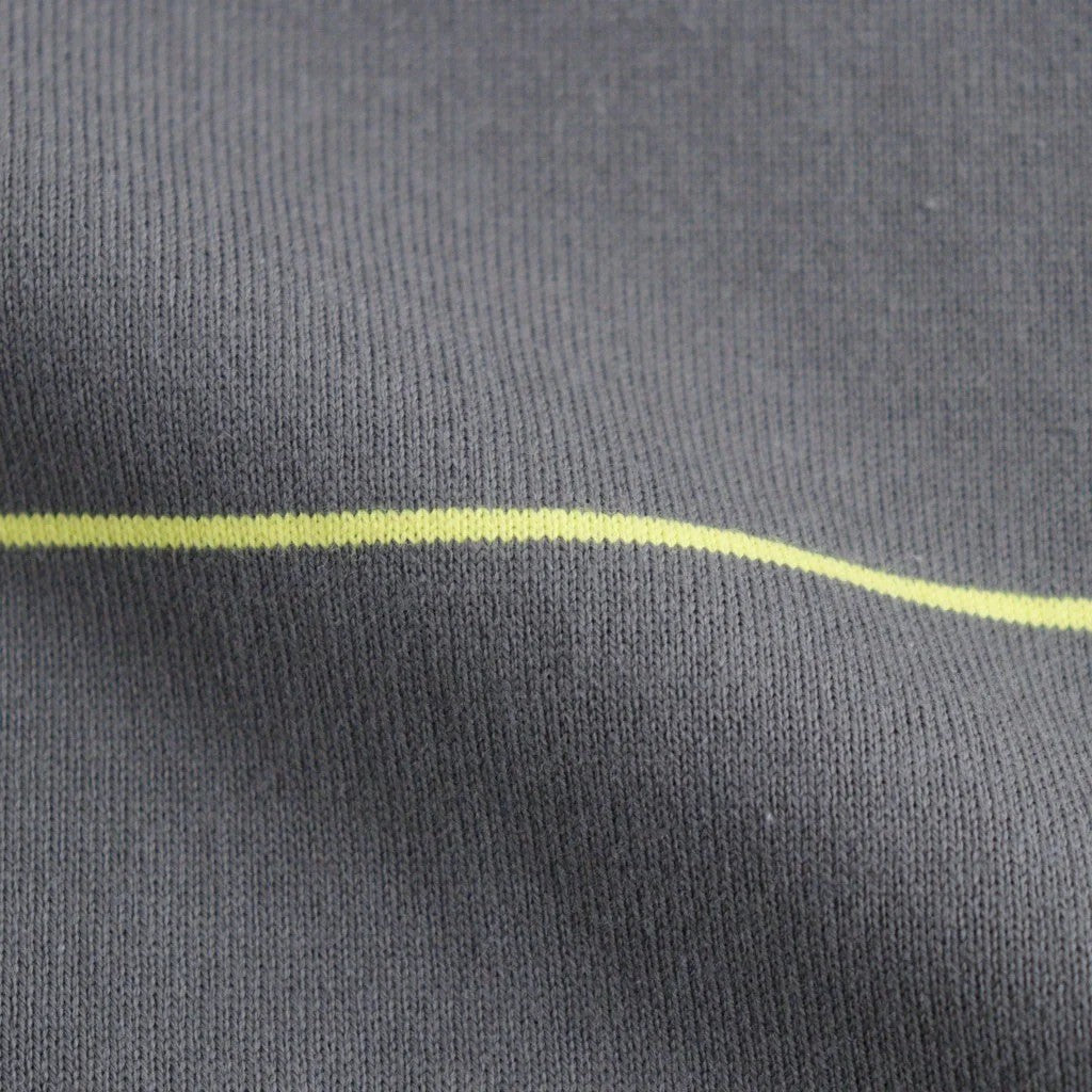 PIN BORDER L/S TEE #GRAY×YELLOW [FSC263-70089]