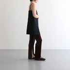 Velour Slit Leggings #BRN [12520707]