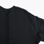 綿裏毛 製品洗丸首スウェット #BLACK [HP-T014-051]