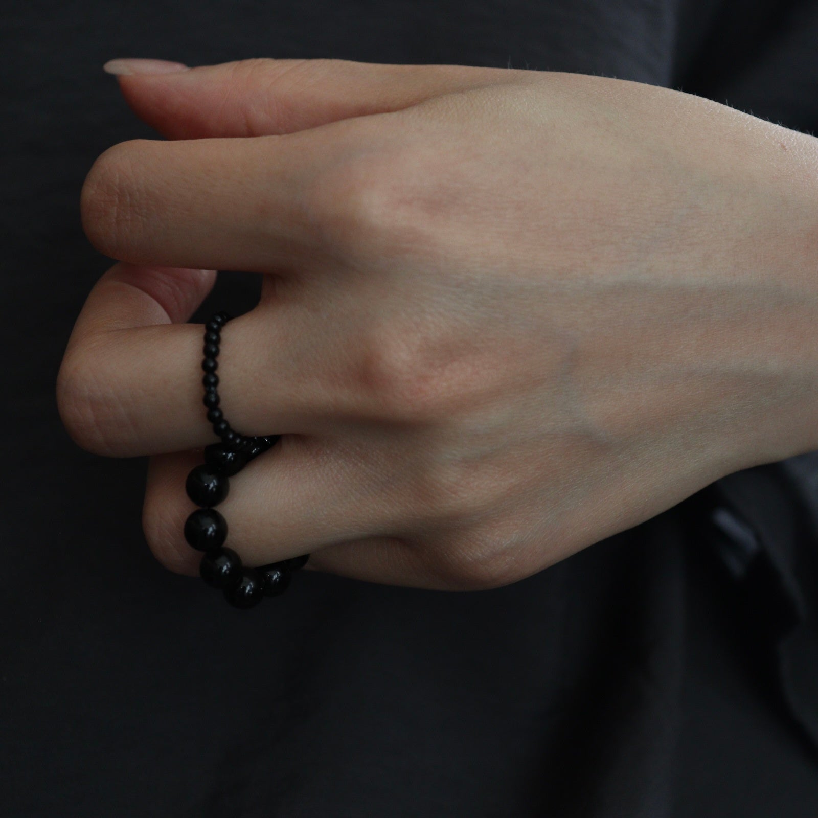2set Orb Stone Ring #BLK [12610908]