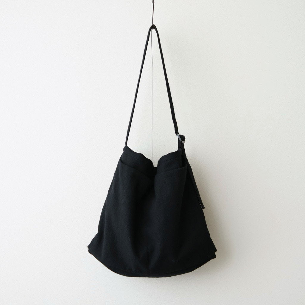 SHUKUJU WOOL US HELMET BAG #BLACK [K038W]