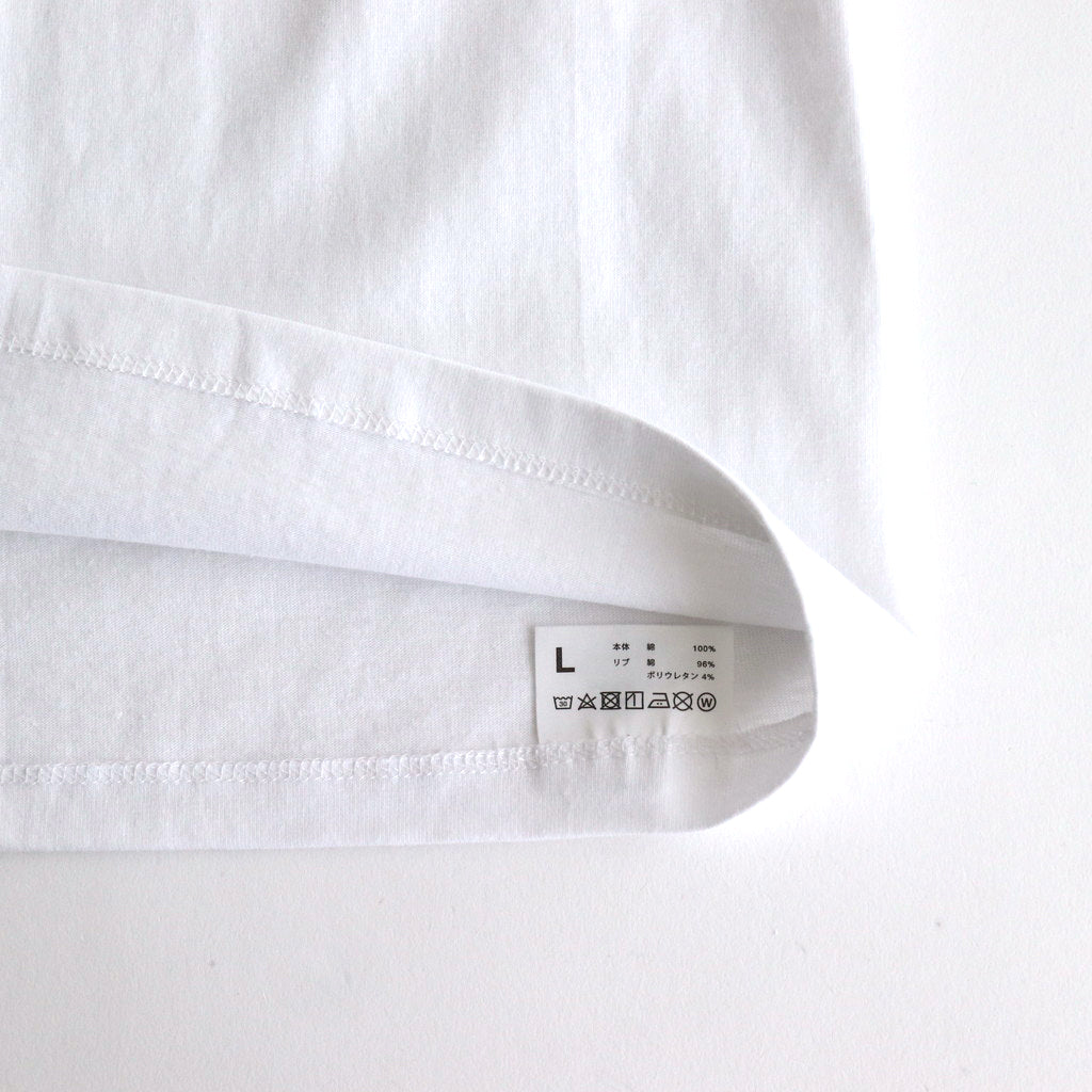 CORPORATE PRINTED S/S TEE “GEAR” #WHITE [FSC243-70116]