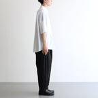 FHFSSH - コットン・ ポリコア タイプライター 半袖シャツ #01 Off White [SN_FR0405SH]