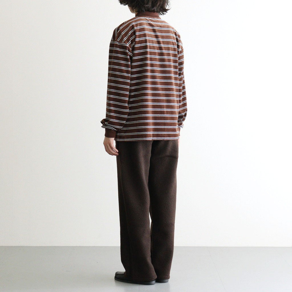 Fleece Pants #DK.BROWN×BROWN [I26AW-BC3]