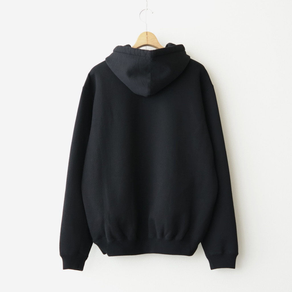 SMOOTH SOFT SWEAT P/O PARKA #BLACK [A26AP01TU]