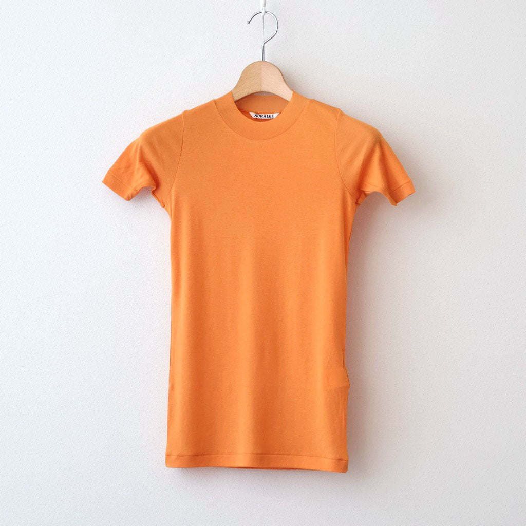 SUPER HIGH GAUGE SHEER RIB TEE #ORANGE [A00T03HF]
