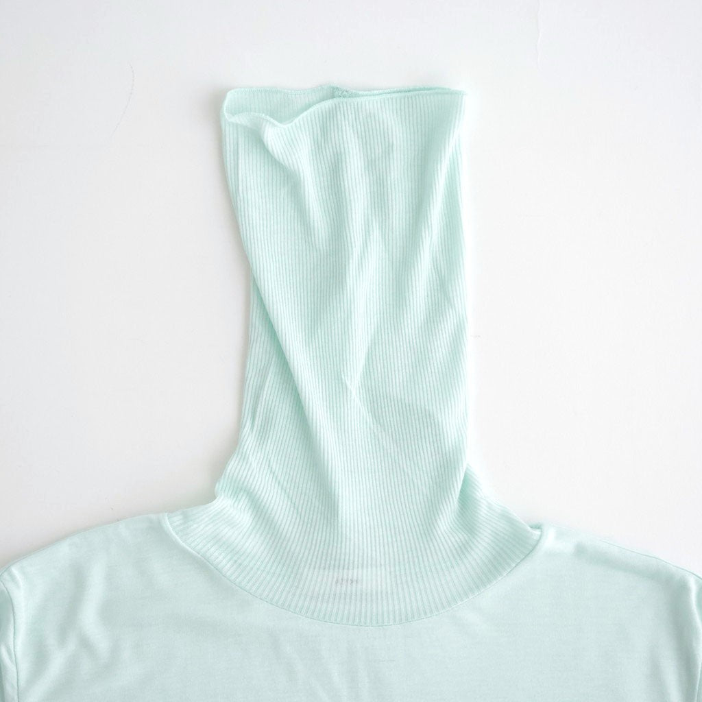 MODAL SILK JERSEY TURTLENECK PULLOVER #MINT [KKAGLW0012]
