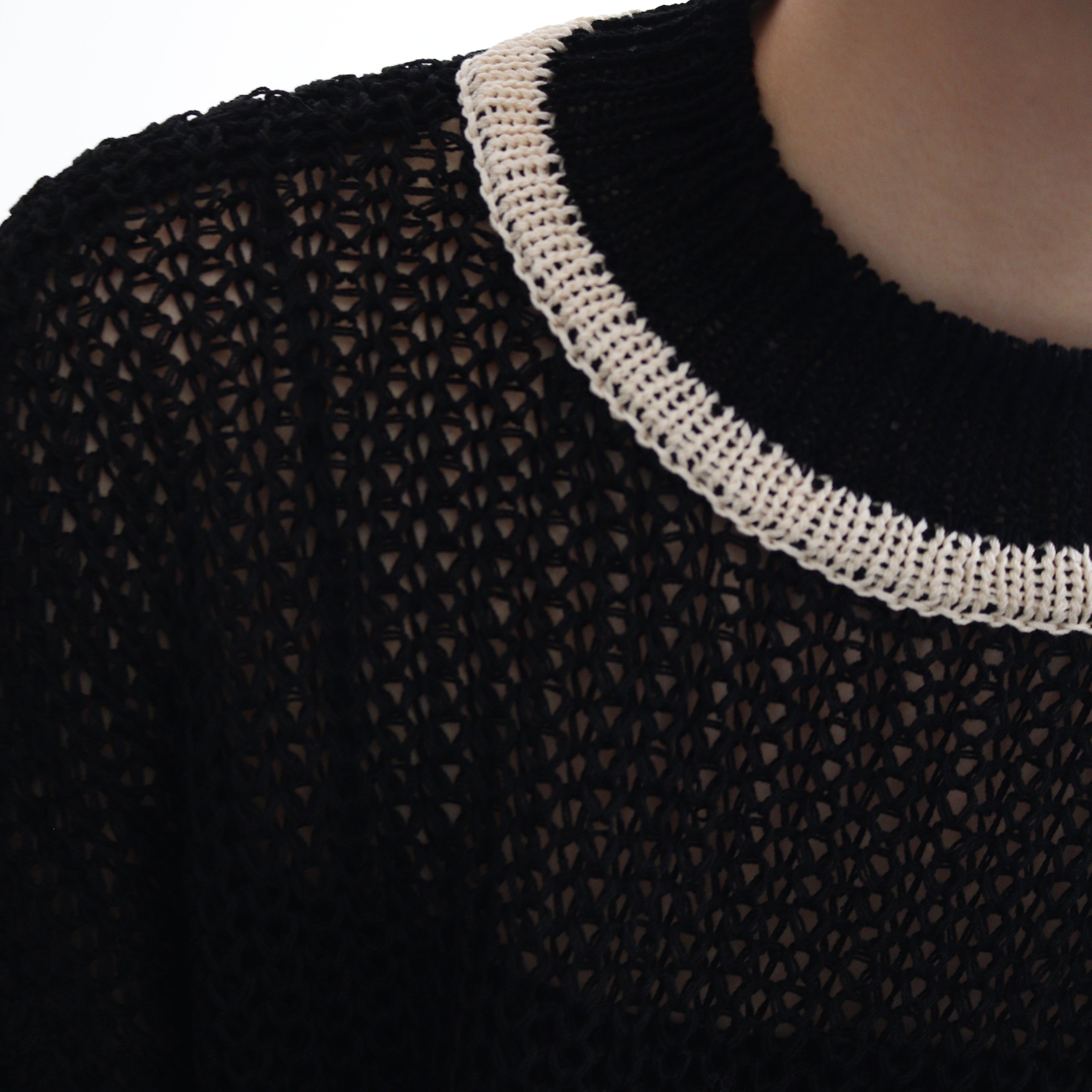 FILL SWEATER #BLACK [NG24S-06SW01C]