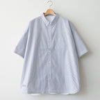 SEERSUCKER S/S B.D SHIRT #WHITE×NAVY [FSC261-50228]