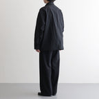 エステルウェザー ジップブルゾン #BLACK [HQ-J015-051]