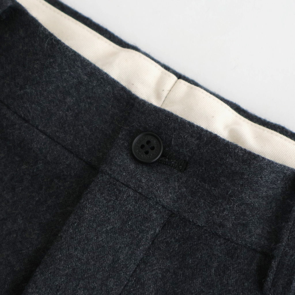 ウールフラノトラウザーズ #CHACOAL [HP-P035-051]