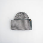 BATONER ウール梳毛リブ ブリーチ加工 ニットキャップ #KHAKI [HR-N005-051]