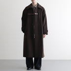 Melton Big Balmaccan Coat #BROWN [YK25FW01033C]