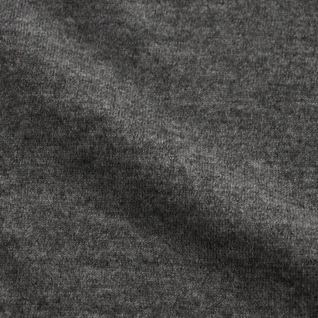 HIGH GAUGE SOFT CASHMERE KNIT P/O #CHARCOAL [A26AP01SM]