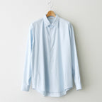 WASHED FINX TWILL SHIRT #LIGHT BLUE [A26AS01TN]