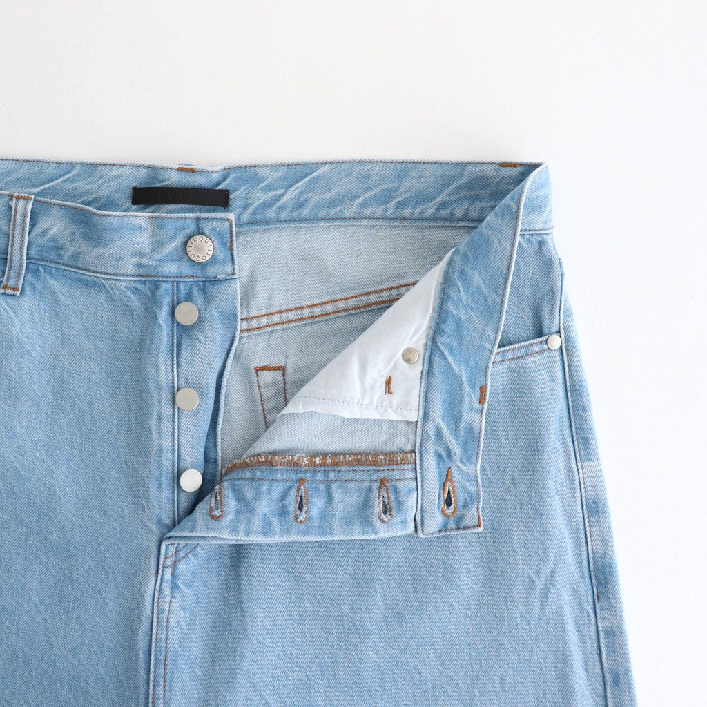 FIVE POCKET DENIM PT #LIGHT BLUE [Q25A-T053]
