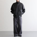 Leather Flight Jacket #BLACK [YK25FW01017B]