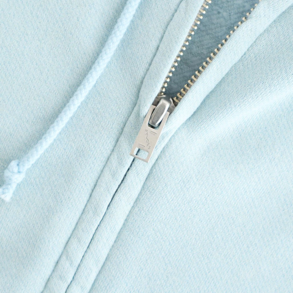 HIGH TWIST LIGHT SWEAT ZIP PARKA #PALE BLUE [A26SP01MU]