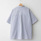 SEERSUCKER S/S B.D SHIRT #WHITE×NAVY [FSC261-50228]