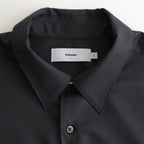 Extra Fine Wool L/S Oversized Regular Collar Shirt #GRAY [GM251-50092B]