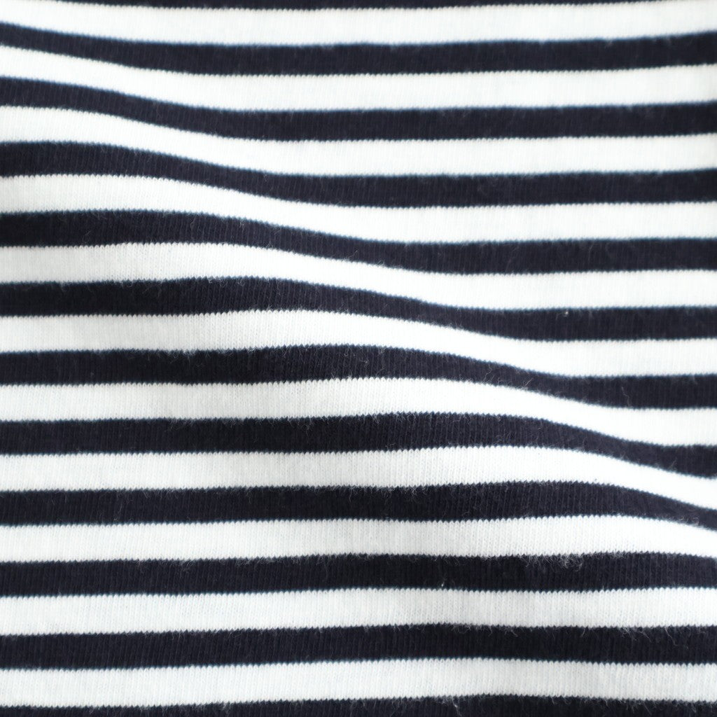 ムラ糸Tシャツ ロングスリーブ Slub Yarn Long-Sleeve T-Shirt #WHITE/NAVY [33061008]