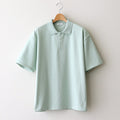 FRESCA KNIT HAIF SLEEVE POLO SWEATER #GREEN [KRAGGM0401]