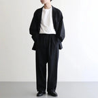 Compact Ponte Wide Tapered Chef Pants #BLACK [GM263-40042B]