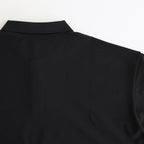 DRY PIQUE JERSEY S/S POLO #BLACK [FSC251-70230]