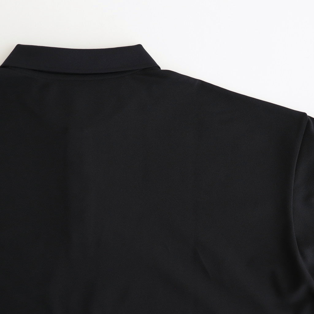 DRY PIQUE JERSEY S/S POLO #BLACK [FSC251-70230]