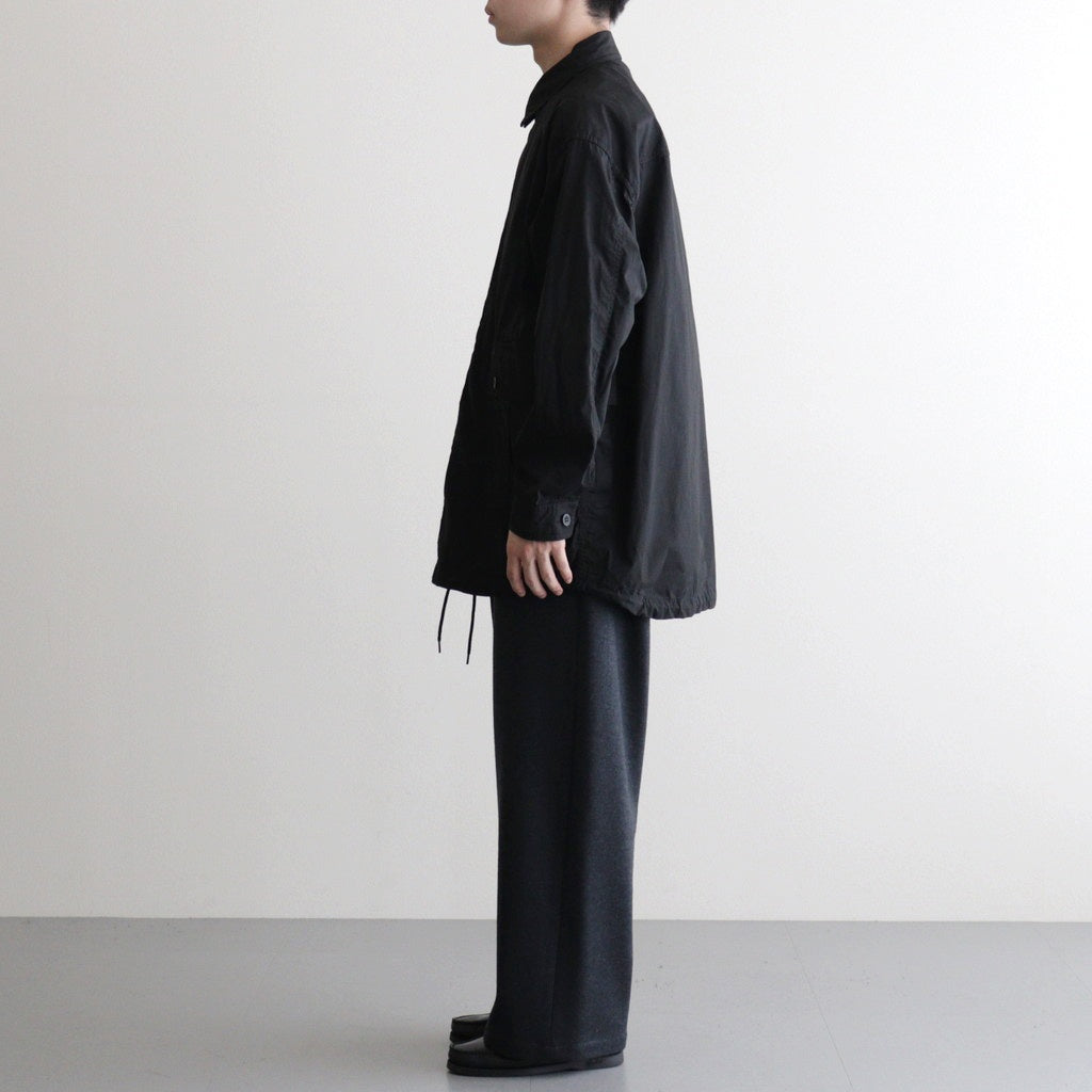 綿ウェザー 製品洗シャツジャケット #BLACK [HP-B024-051]
