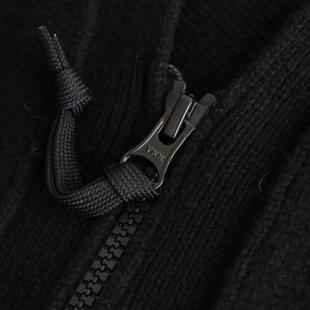 Lambswool jacquard vest #BLACK [HN-N005-051]