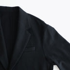 WOOL/CASHMERE FLEECE SINGLE BREASTED JACKET #BLACK [ST.1268]