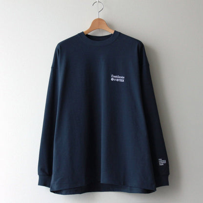 VIBTEX for FreshService L/S CREW NECK TEE #NAVY [FSC244-70177B]